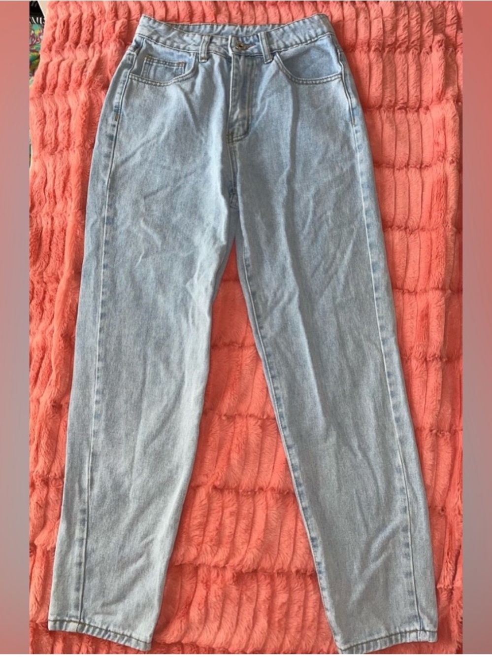 SHEIN Light Blue High-Rise Women's Jeans